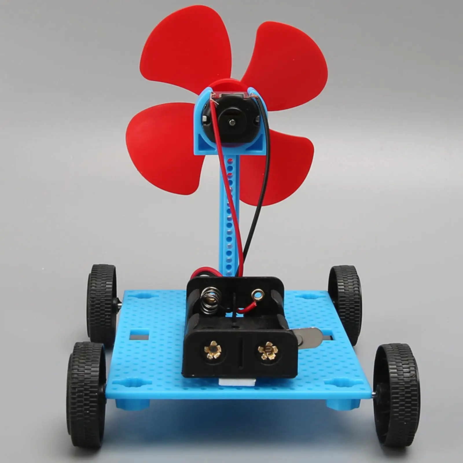 Modèle aérodynamique scientifique de voiture avec moteur et ventilateur, jouets de bricolage, garçons et filles, 8 ans, 9 ans, 10 ans, 11 ans, 12 ans