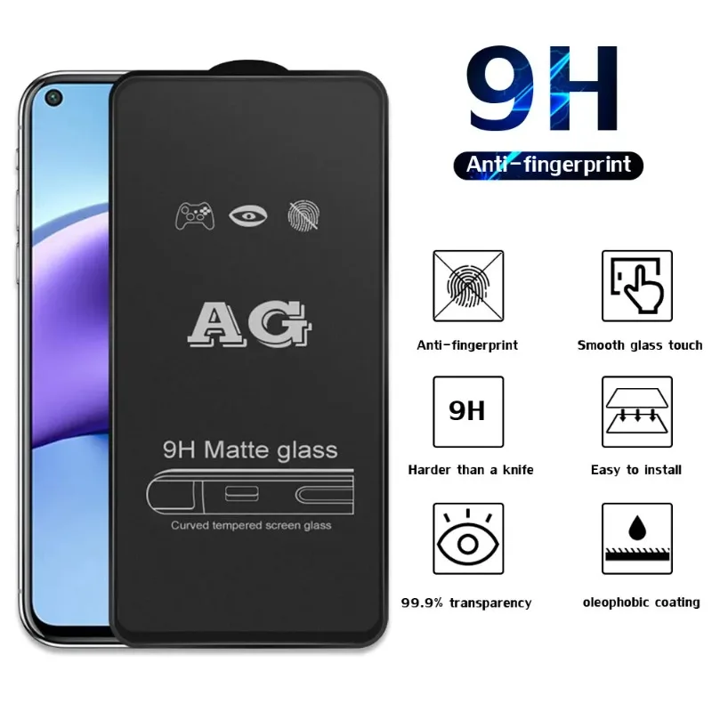 

Matte Tempered Glass For OPPO A9 2020 A5 2020 A74 A92 A94 A93 A31 A7 A5S A16 A3s A1k Screen Protector OPPO F9 F7 F5 F11 Glass