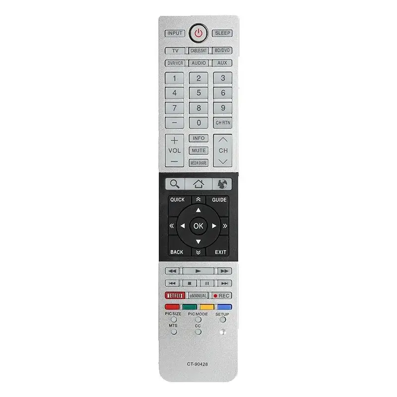 CT-90428 For Toshiba Remote Control Replacement With NETFLIX Button, For Toshiba TV 32L4300 39L4300 50L4300 50L7300 58L4300