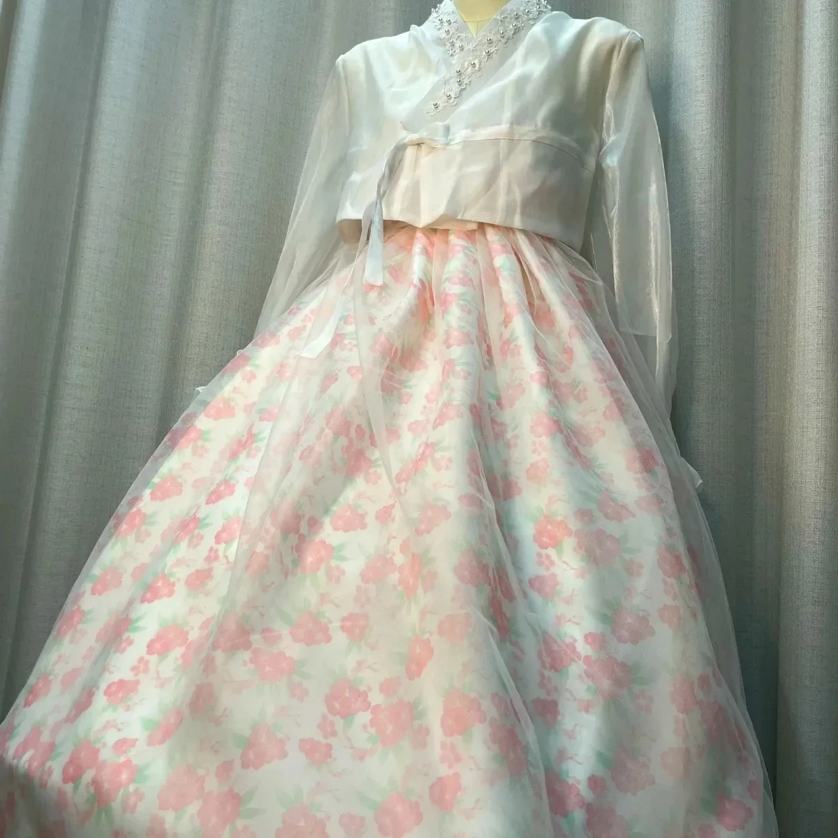 여성 전통 코스튬 한복 사진 의상, 빈티지 축제 세트, 레트로 민속 무용 한복 원피스, 한국 스타일