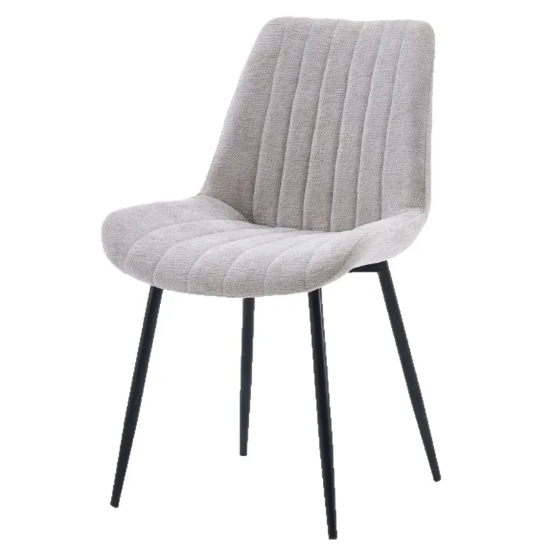 Nordic light luxury soft bag dining chair, modern simple dining chair for home use