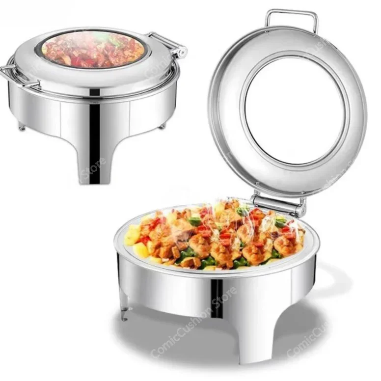 Other hotel & restaurant supplies chafing dish hydraulic round shaving  food warmers luxury gold  warmer with windows