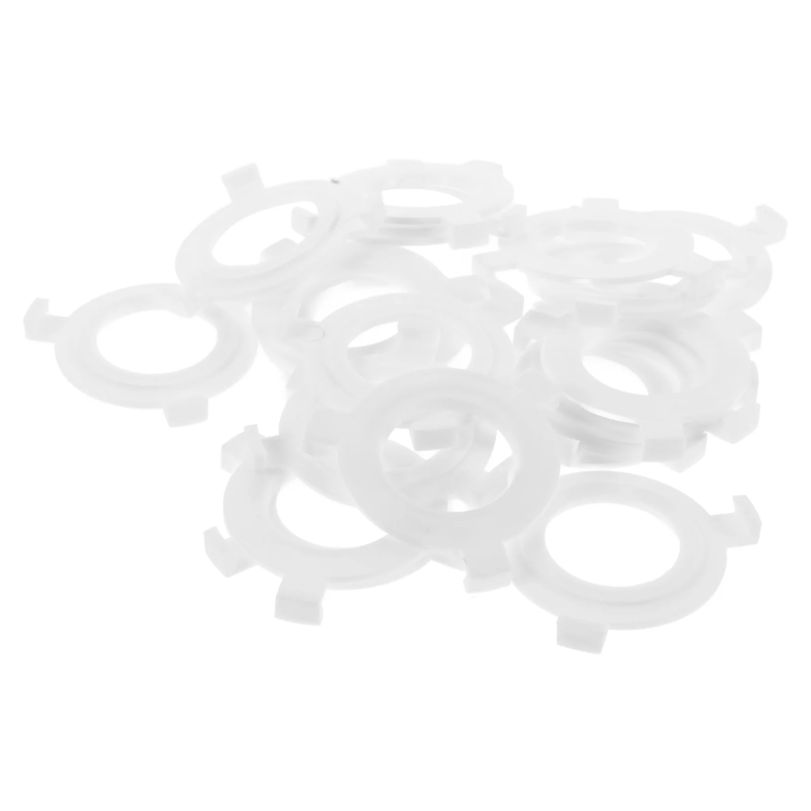 

20 Pcs Lampholder Converter Lampshade Adapter Buckle Base Socket Plastic Adaptor