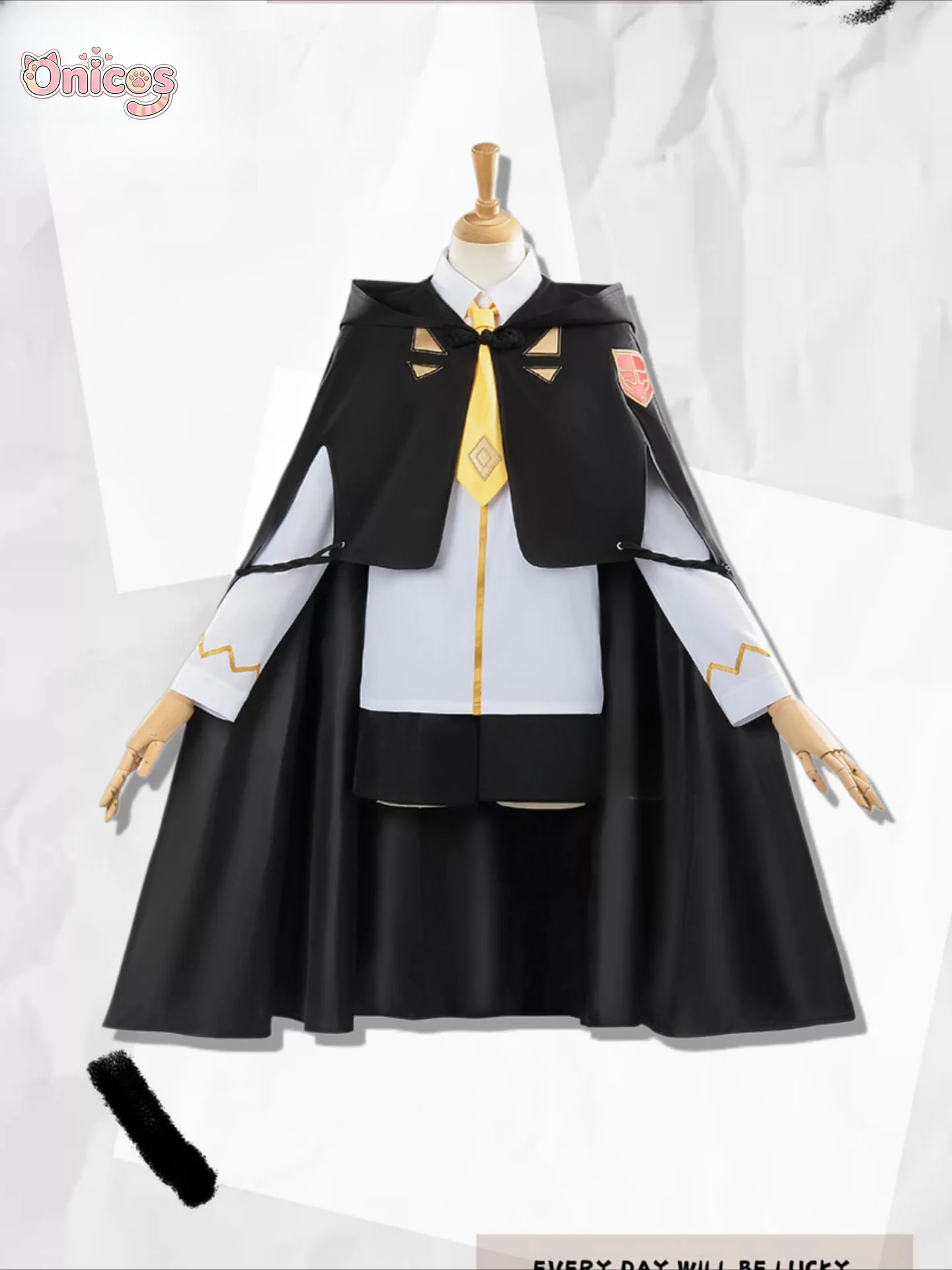 Arknights Young Angelina Cosplay Costume Full Set Game Halloween Carnival Party Role Play Outfit Onicos