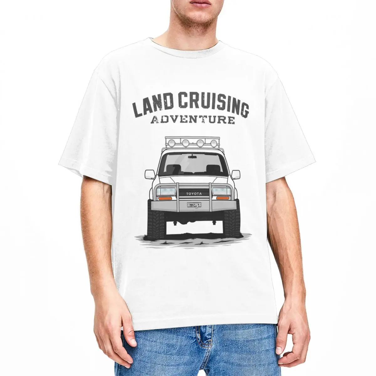 Land Cruiser FJ 80 Series T-Shirts Men Women 100% Cotton Off Road FJ80 Car Landcruising Adventure Tee Shirt Graphic Clothing