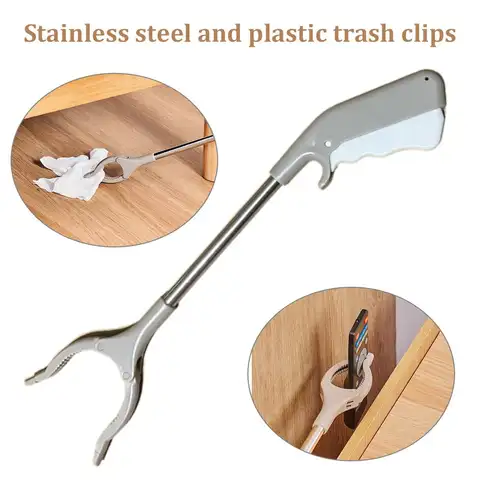 Portable 40cm Trash Picker Upper Tool for Seniors Reaching Assist Grabber with Heavy Duty Grip for Daily Cleaning Assist Tool