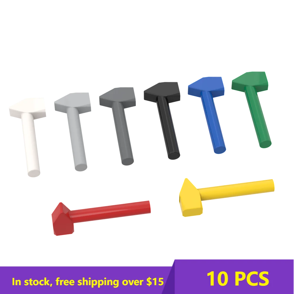 

10pcs MOC Bricks 4522 Hammer For Building Blocks Parts DIY Educational High-Tech Parts Toys