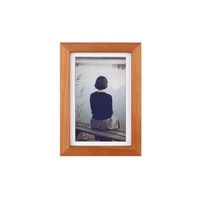 7.3inch E6 Full Color E-Paper With Solid Wood Photo Frame For Raspberry Pi Zero, Ultra-long Standby, 800 x 480,Batt. Optional