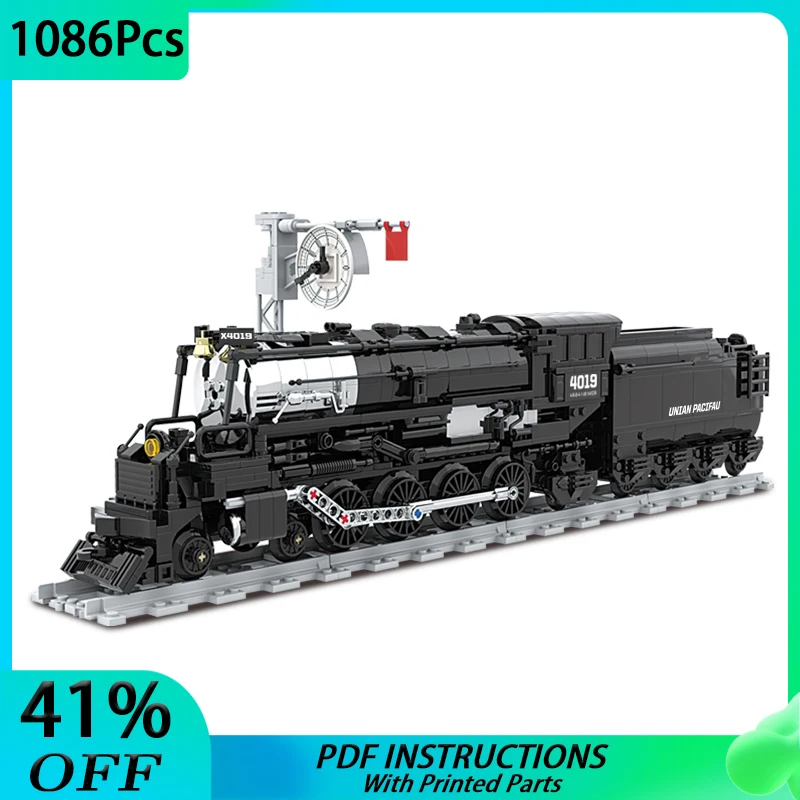 NEW City Train Railway Express Model Octan Train Tank Emerald Night Carriage 10194 Building Blocks DIY Bricks Children Toy Gifts