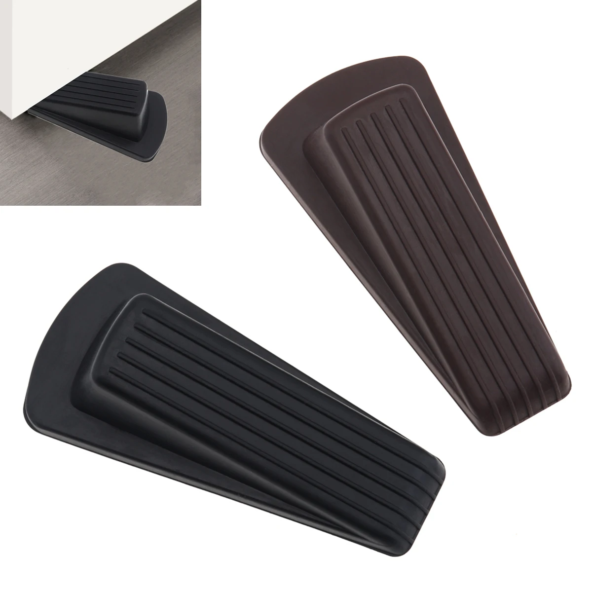 Rubber Door Stopper for Residential and Commercial Use White / Gray / Black / Brown Door Stops Door Hardware Door Stopper Holder