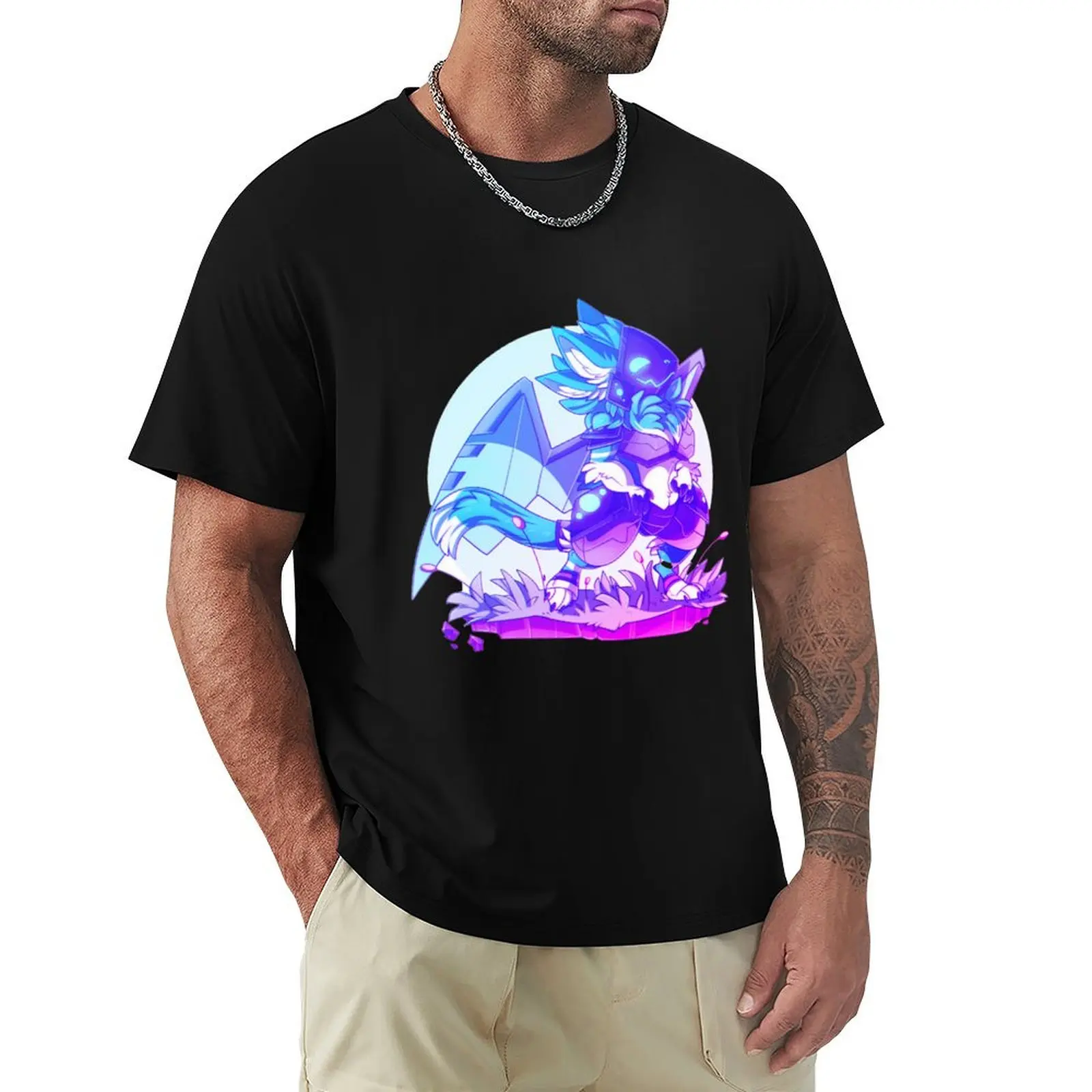 

Protogen.robot, protogen,GIFS T-Shirt cheap stuff blanks t shirts men