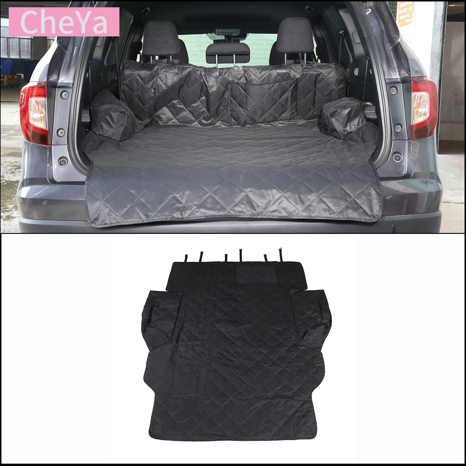 

Car Seat Cover Trunk Seat Mat Pet Carriers Protector Hammock Cushion for Honda Pilot 2016-2022 Pet Mat Accessories