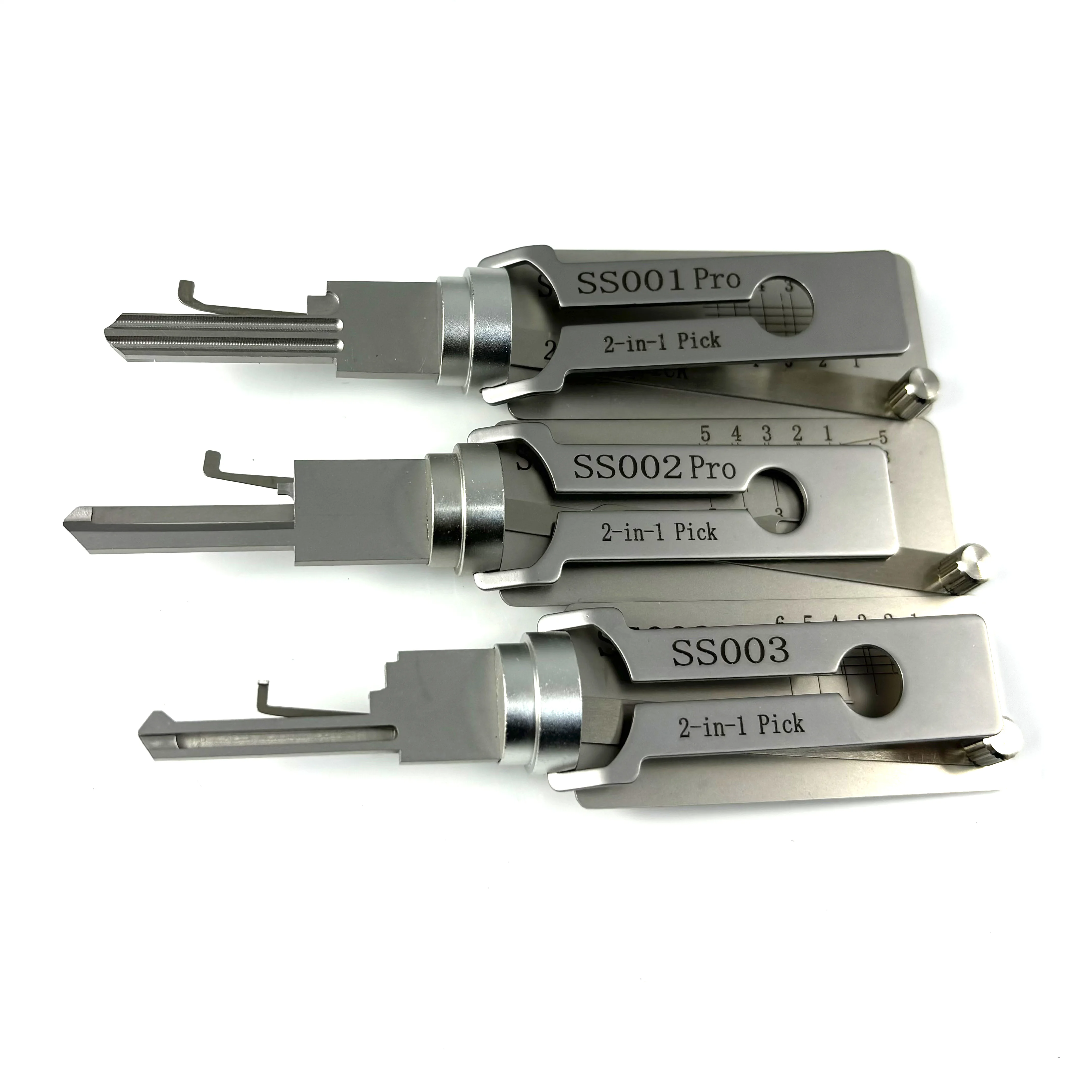 SS001 SS002  SS03 2 In 1 Lock Key Precision Hook And Pick Set Pick-up Kits Door Lock Unlocking Engineering