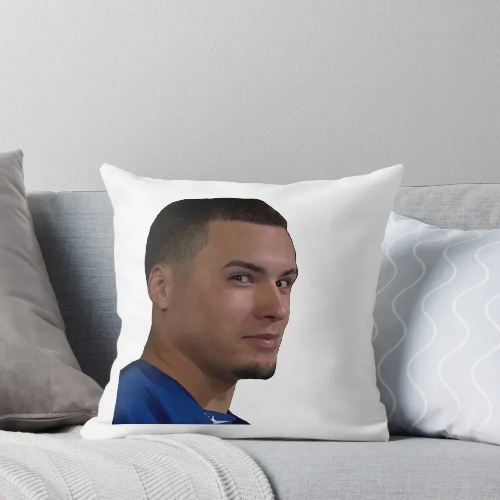 Javy Baez Eyes Throw Pillow Sofa Covers anime girl Pillow