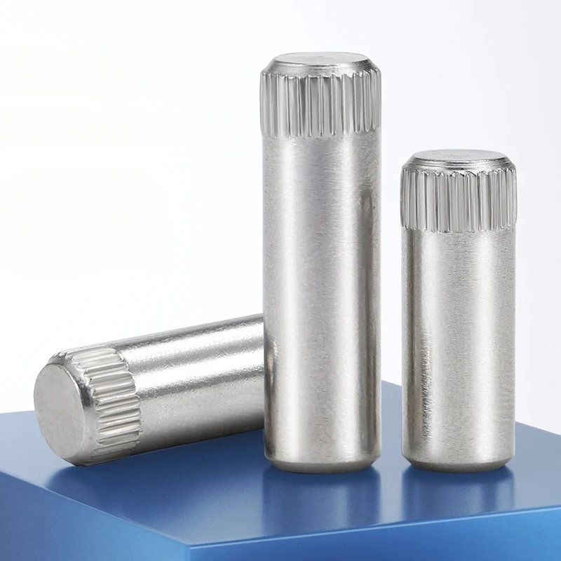 304 stainless steel embossed cylindrical pin shaft pin hinge pin play city connecting rod positioning pin M1.5 M2 M2.5 M3