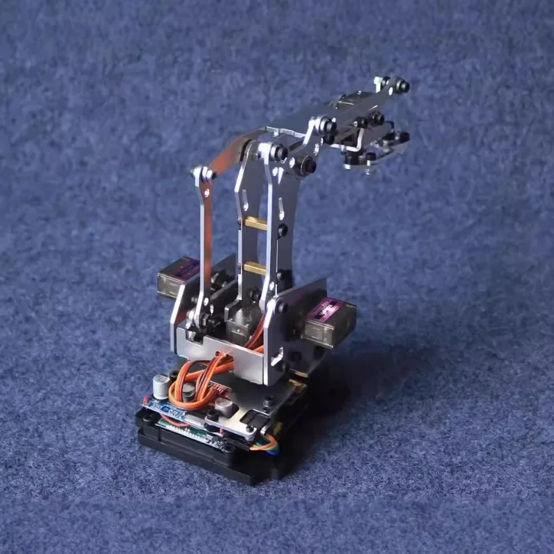 Assemble robotic arm DIY four degrees of freedom, claw robot