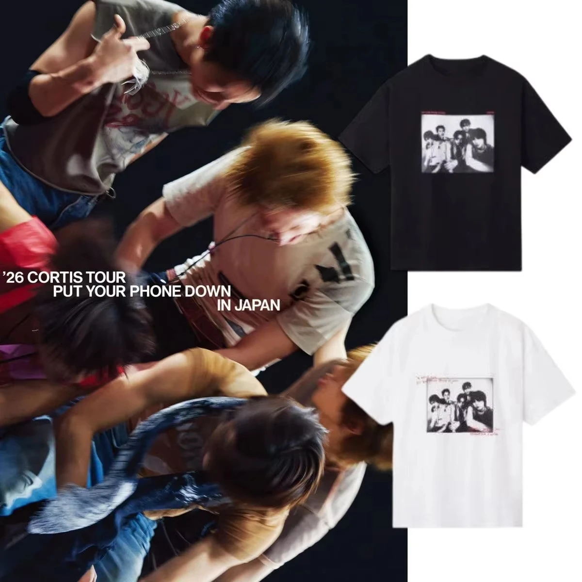 CORTIS 2026 Group Grafik-T-Shirt für Herren und Damen, Vintage Retro Fotodruck, Kurzarm-T-Shirt, lässige Kinder- und Unisex-Streetwear-Oberteile – Detail 7