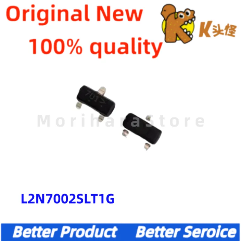 10 قطعة/جديد الأصلي L2N7002SLT1G 701 N 60V 320mA SOT-23