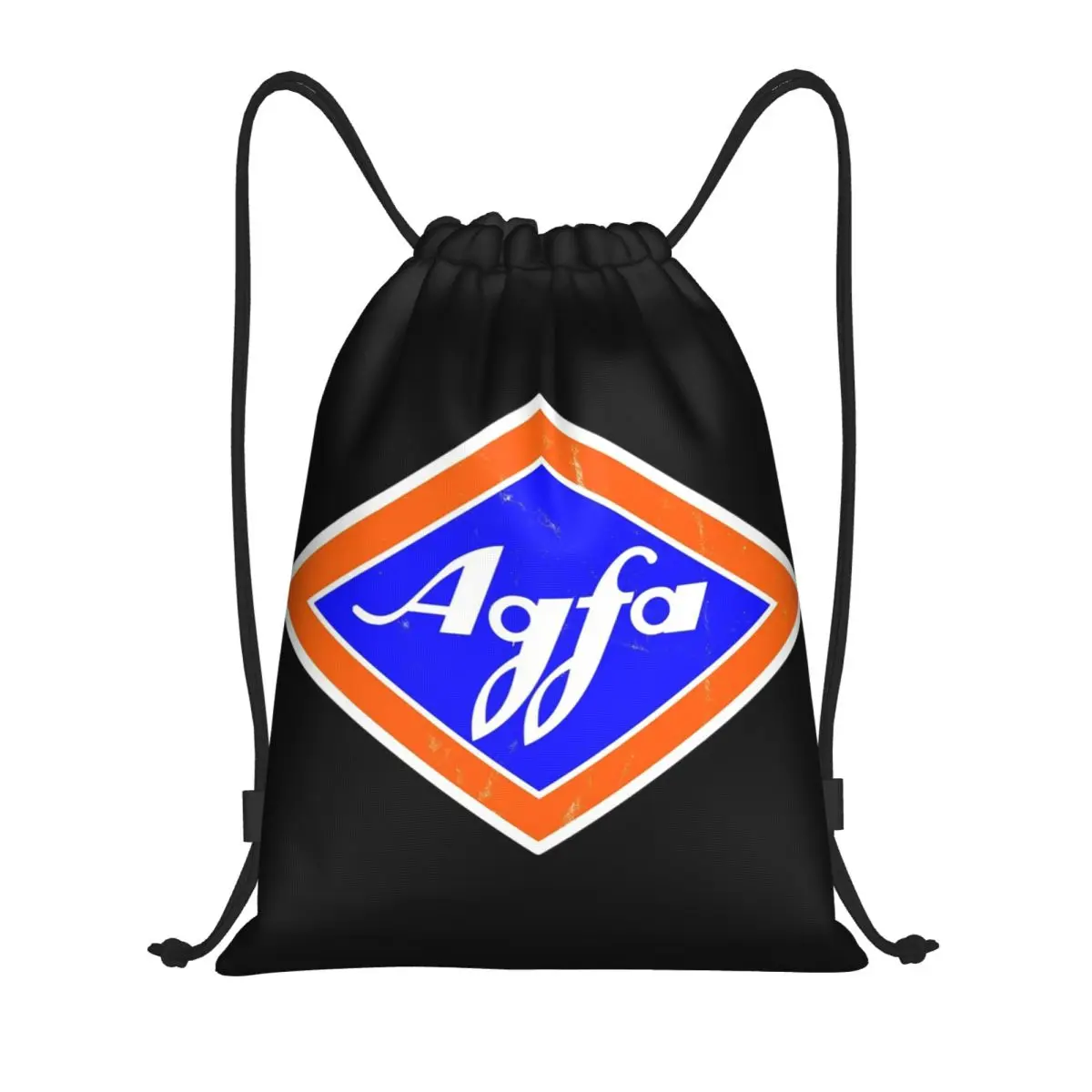 

Рюкзаки с логотипом Agfa в стиле ретро 1960-х годов, портативные сумки-мешки на шнурке, сумки для хранения, сумки для книг, для путешествий и студентов