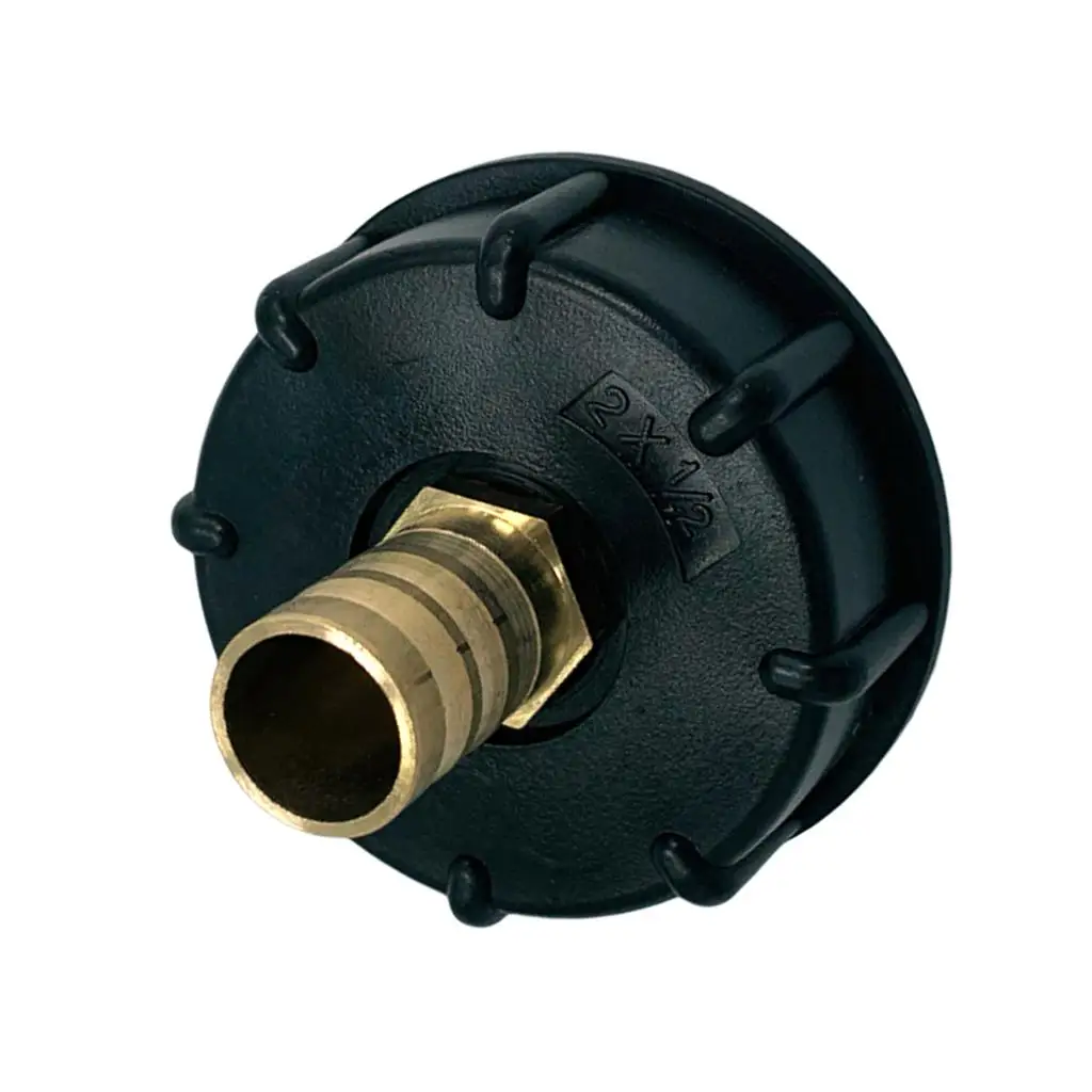 Plastic IBC Water Tank Adapter Fine Thread Fittings Hose Connector Cap for 1000L Tote Barrel Valve Export