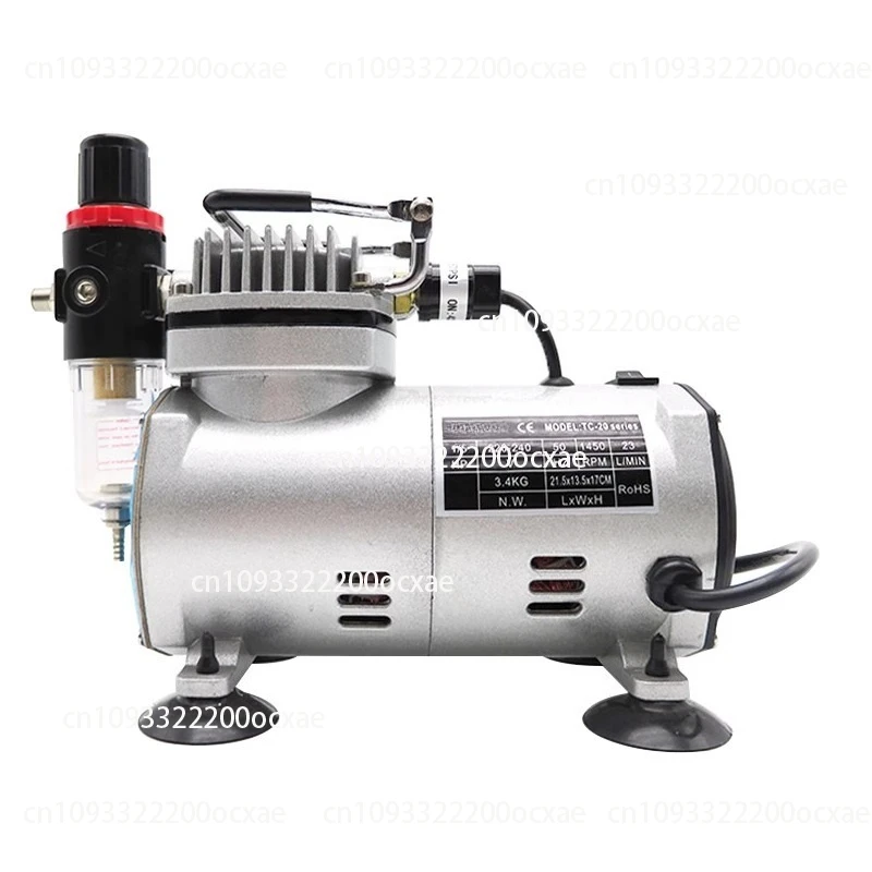 

18B Painting/printing Mini Air Compressor, Small Air Pump, Ultra-quiet, Oil-free Spray Painting, Leather Furniture Touch-up