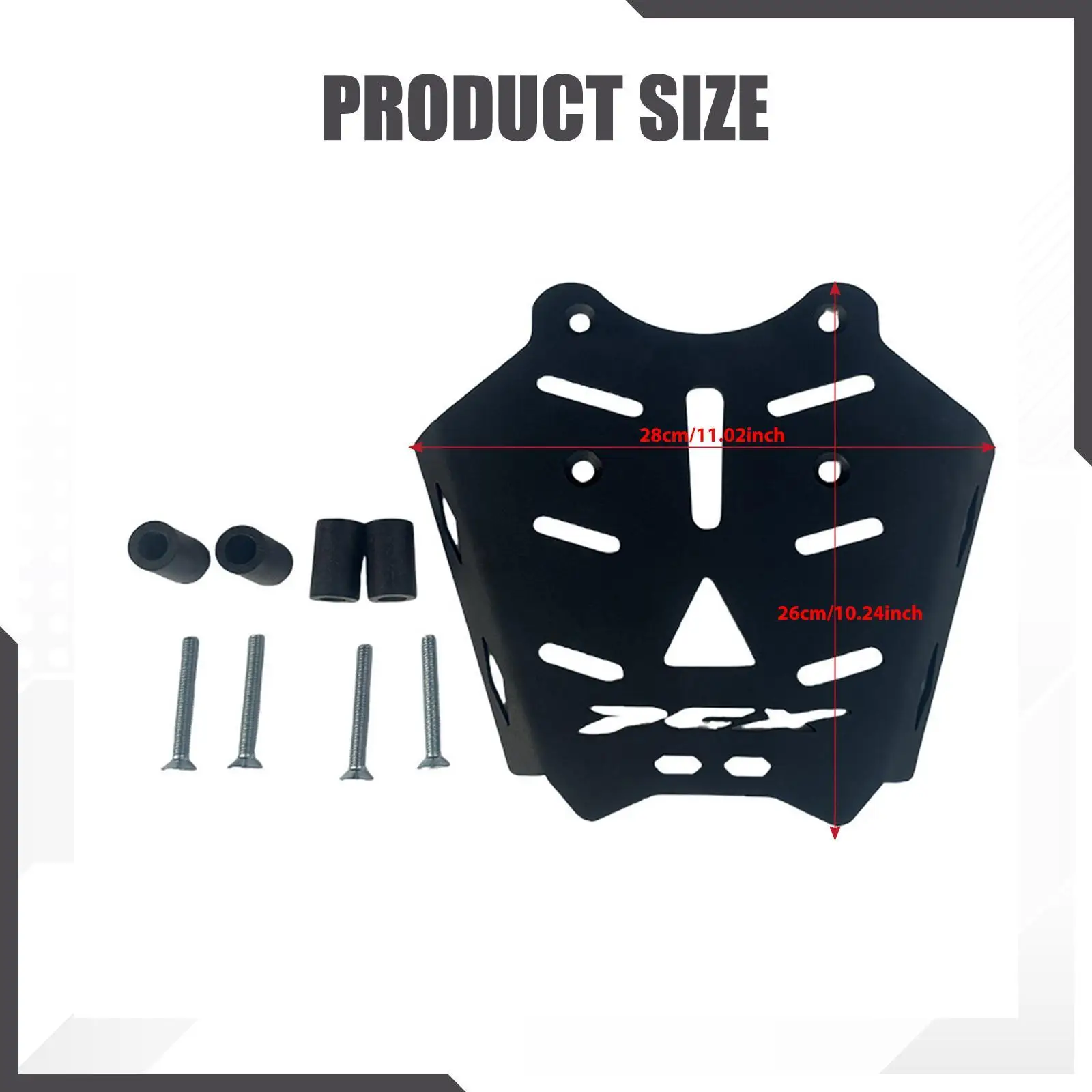 Portapacchi posteriore per moto Robusto supporto posteriore per accessori moto