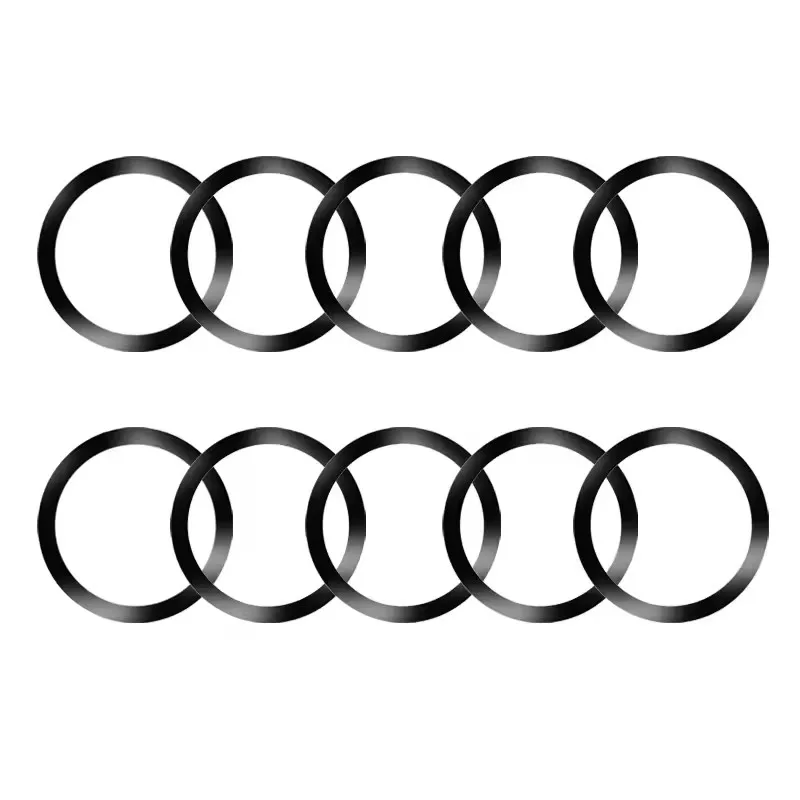 Universeller Magnetischer Metallplattenring für Samsung iPhone Magsafe Kabelloses Ladegerät Auto-Handyhalter Aufkleber Runder Magnet-Patch