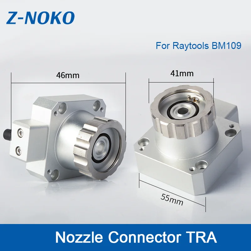 ZNOKO BM109 Laser Head Parts Connector Nozzle Connection TRA Plane for Raytools Fiber Cutting Metal Machine 1.5KW D32 Ceramic