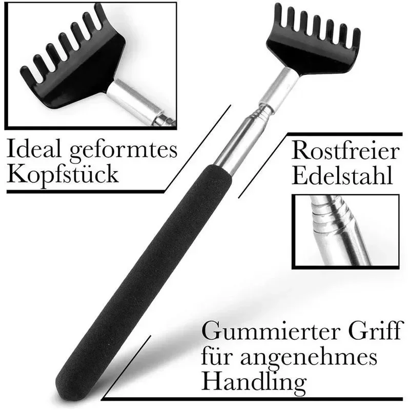 Back Scratcher Telescopic 1pcs Stainless Steel Claw Massager Back Massage Promotion Tool for Blood Circulation Relax Health Tool