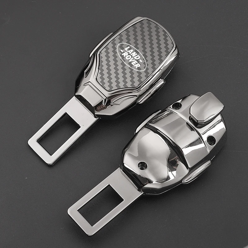 1pcs Car seat belt locker carabiner extender insurance belt insert buckle for Land Rover Ranger Autobiography Freelander Evoque