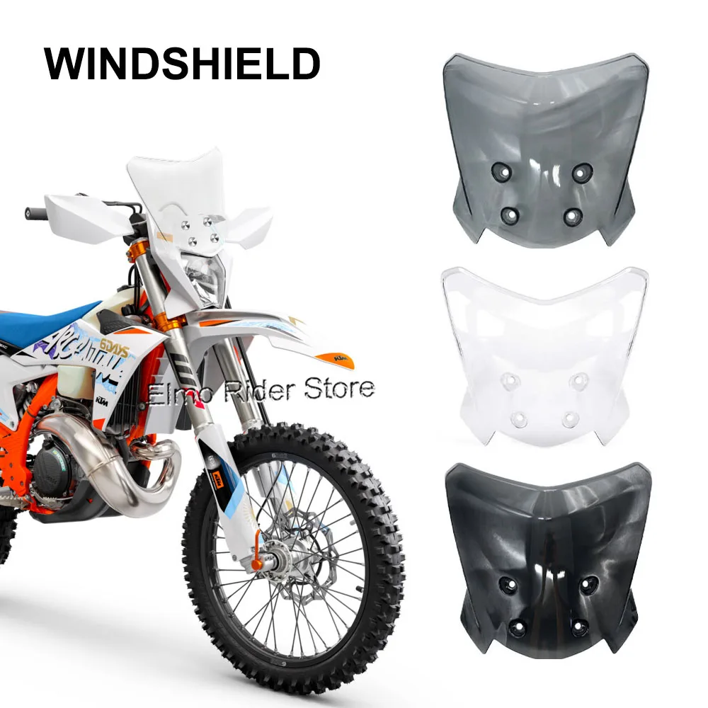 

Motorcycle Windshield For 150 250 300 XC-W XCW TPI 18- 2022 300XCW TPi Six Days 250EXC TPi Sixdays 300 150 250 EXC TPI 150EXC