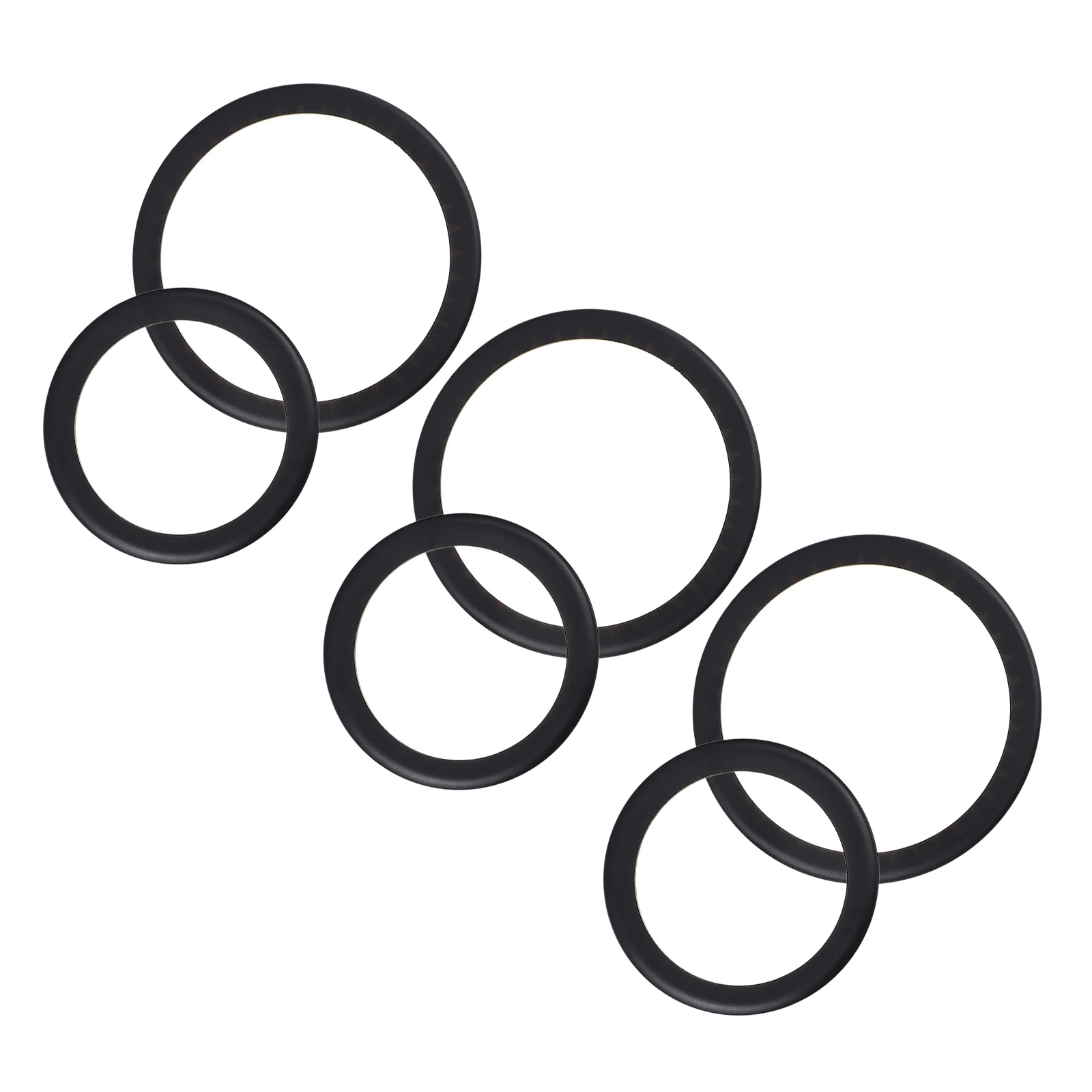 

6pcs Stethoscope Diaphragm Replacement For Adult Pediatric Use Durable Plastic Easy Clean Medical Equipment