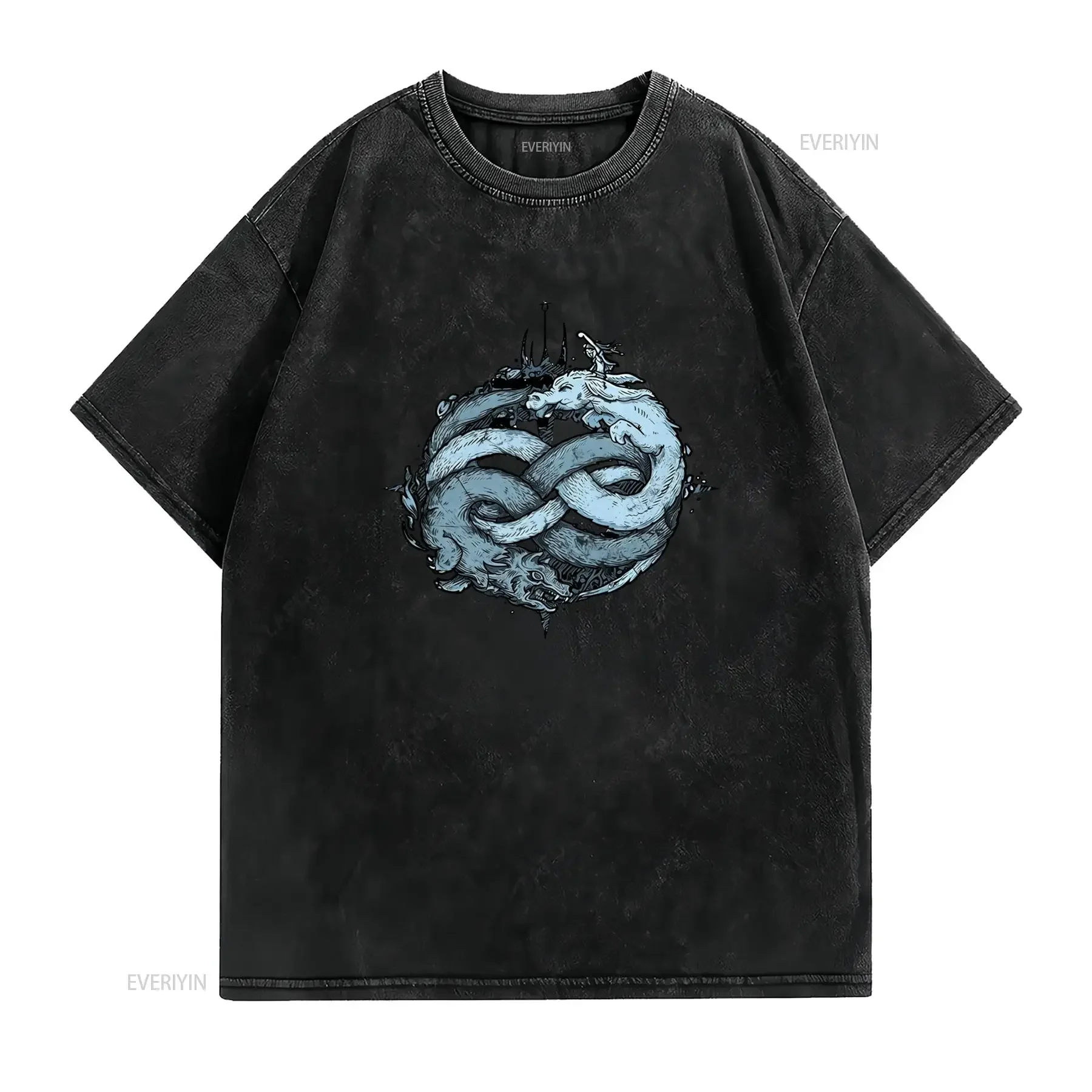 Orin Falcore Novinkové Tričko Neverending pre Mužov vintage Washed Slightly Comfortable Stretched Breathable Stylish fashion
