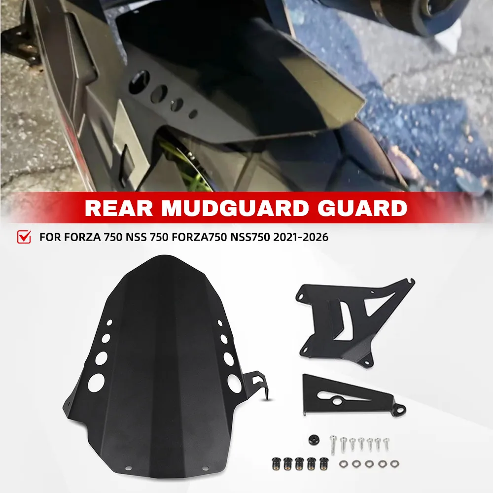 2025 2026 Rear Mudguard Wheel Hugger Mud Guard Fender Protector For Hodna Forza 750 Nss 750 Forza750 Nss750 2021 2022 2023 2024