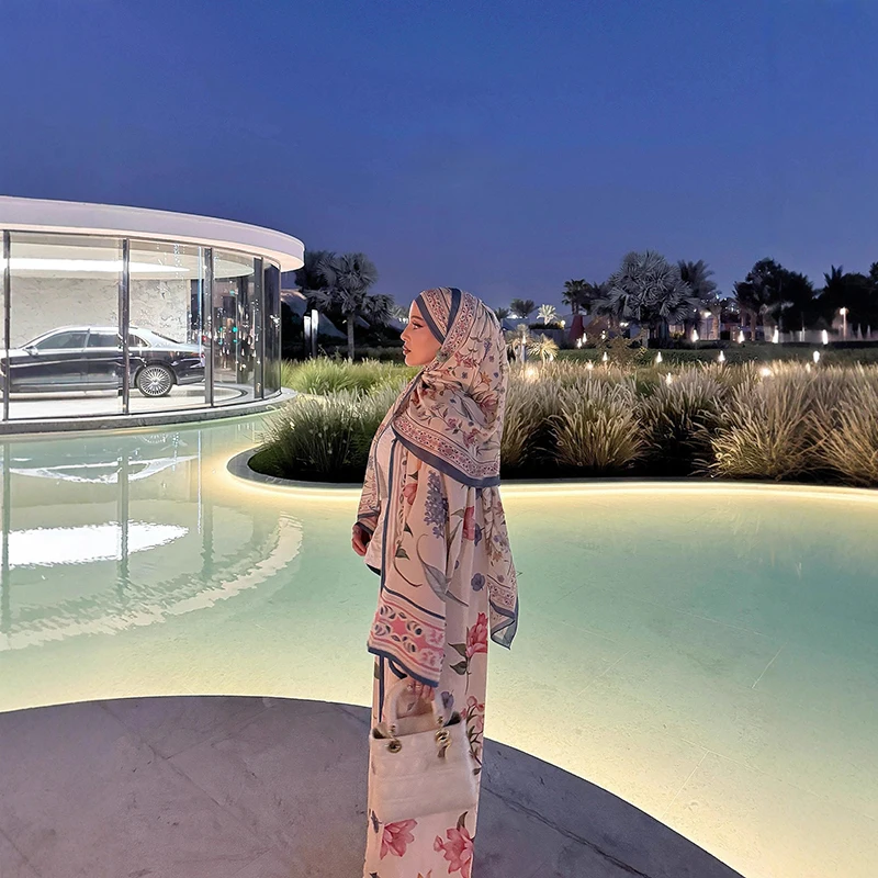 Cardigans Maxi à imprimé Floral musulman, décontracté, manches longues, col en v, manteau de trajet, tempérament, taille haute, vêtements de fête pour dames, nouvelle collection automne