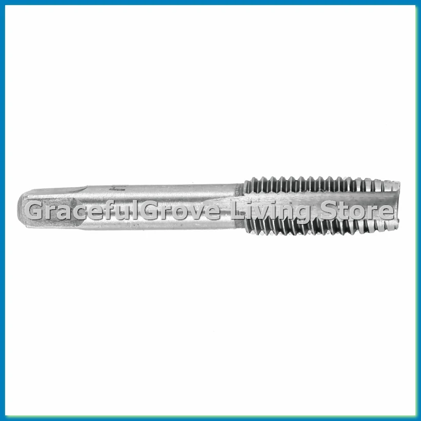 7Pcs M3 to M12 metal Hand Screw Machine Metric Taper Plug Tap Drill Bit Kit Silver-ABFB