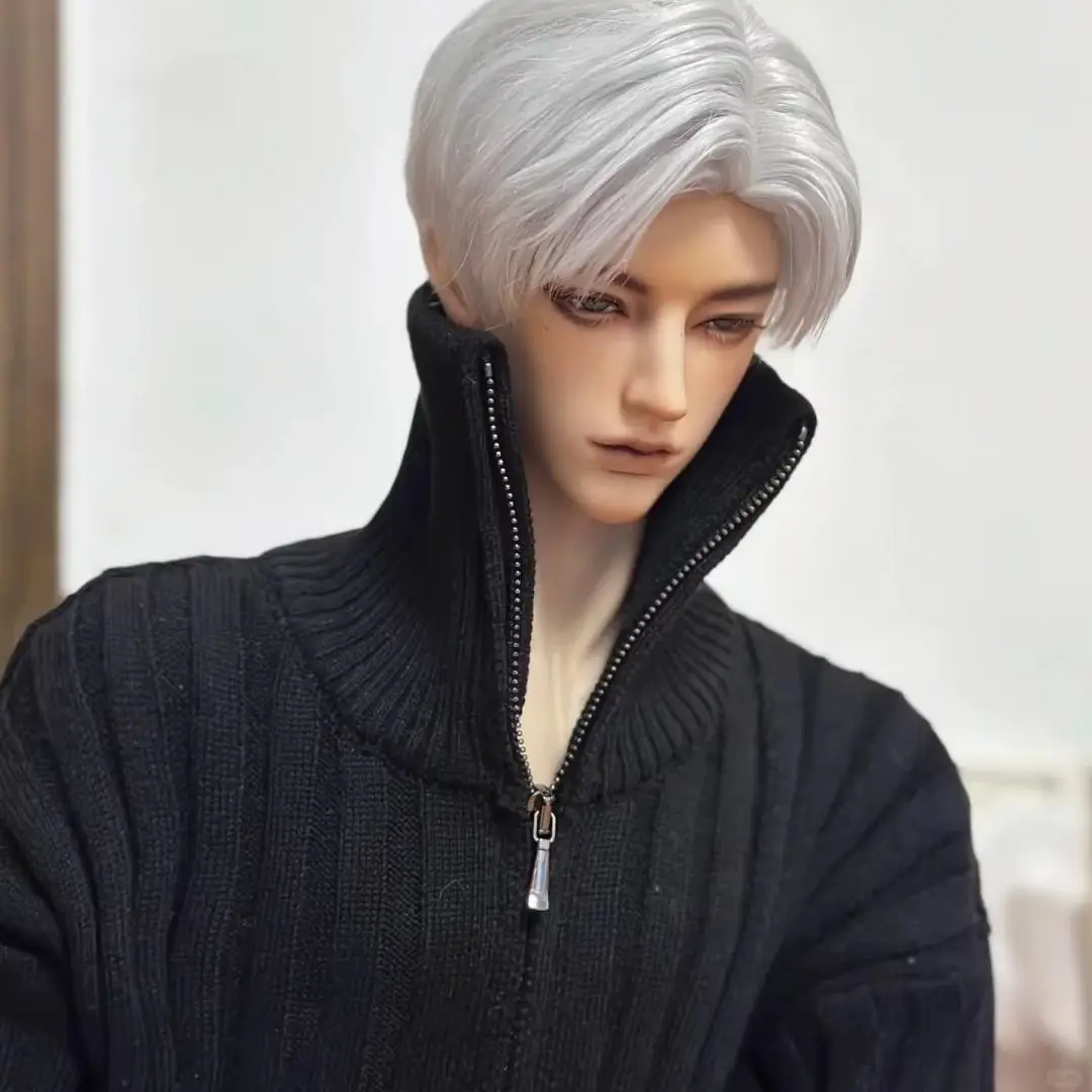 

2026 New 1/3 Xiu Male BJD Doll Head Blue Beansbeans Accessories Toy Model for DIY Doll Making