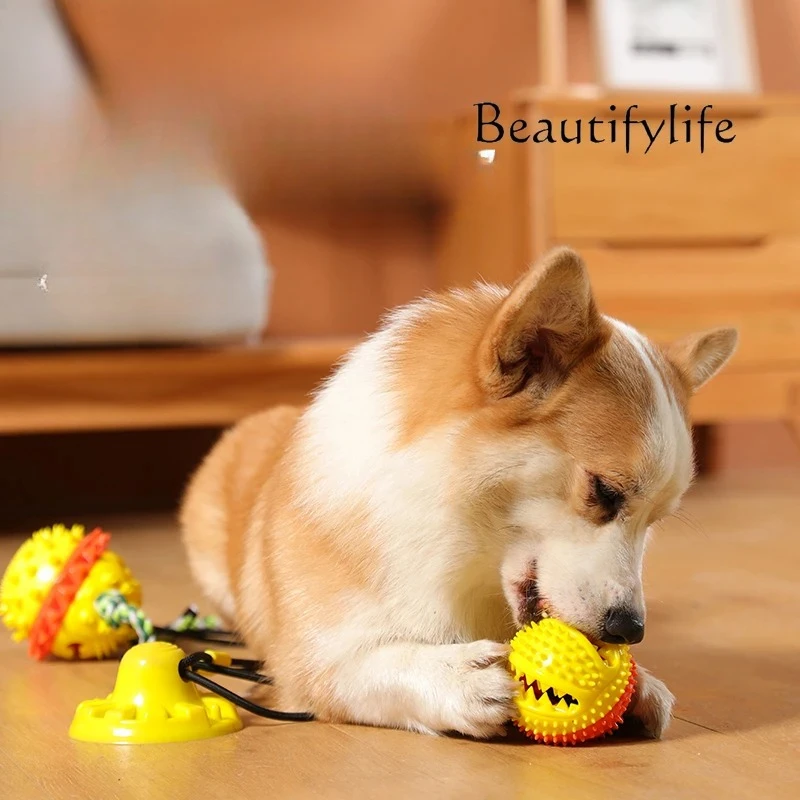 

Dog Suction Cup Toy Ball Pet Grinding Tooth Reliever Interactive Products