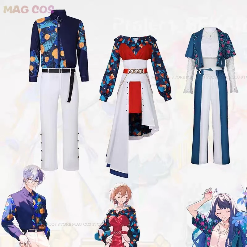 Game Project Sekai Colorful Stage! Aoyagi Toya Shinonome Akito Shiraishi An Cosplay 2024 New Women Men Halloween Costume Cos