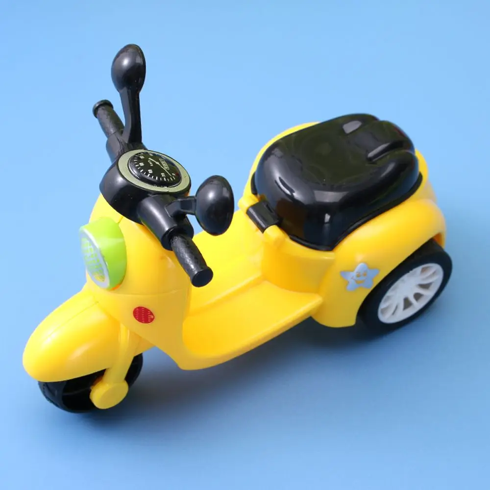 Kunststoff Cartoon Mädchen Fahrzeuge Frühes Lernen Simulation Motorrad Modell Junge Spielzeug Kinder Trägheit Auto Mini Motorrad Zurückziehen Auto