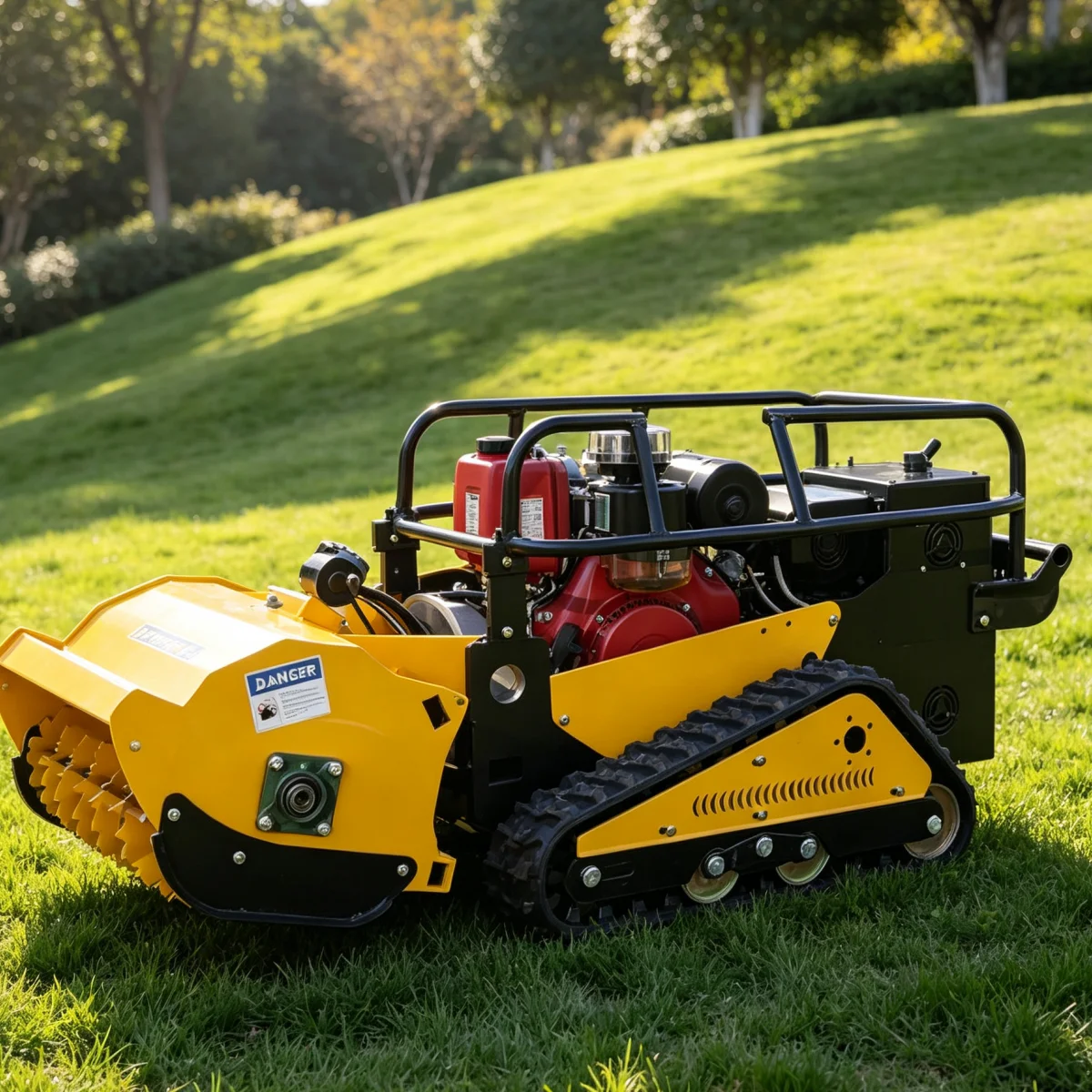 Customized Robot Lawn Mowers Without Limitation Cable Robotic Lawnmower Gas Powered For Farm Lawn Care