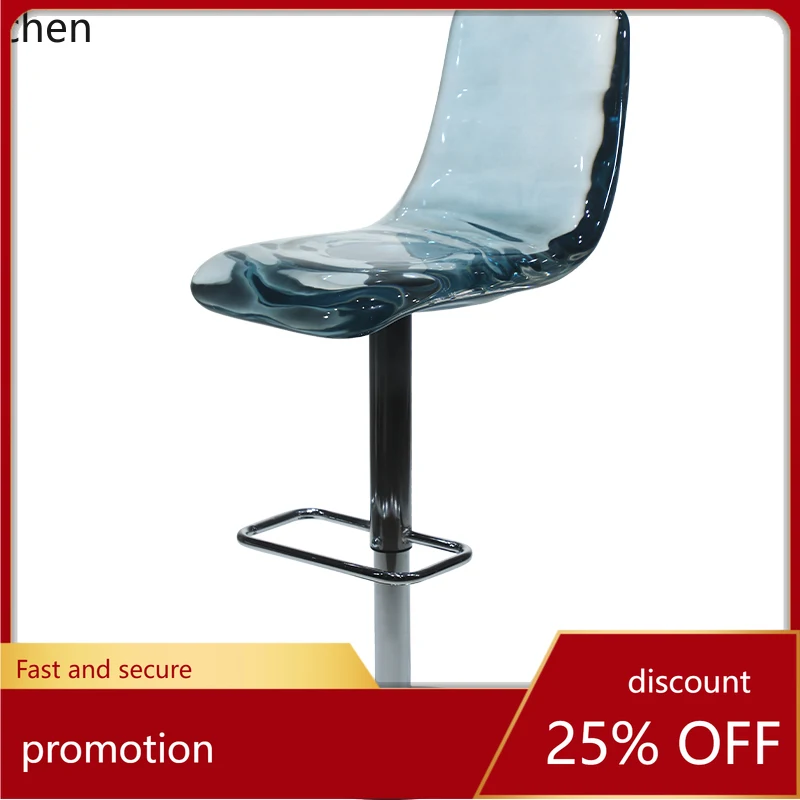 

HT подъемный барный стол, светильник, роскошный элитный домашний стол Nakajima, высокий табурет со спинкой, минималистичный вращающийся барный стул