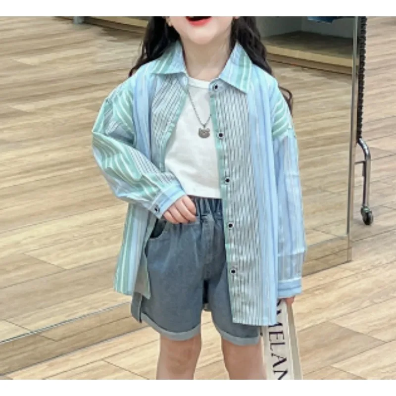 conjunto-de-roupa-infantil-coreano-de-algodao-puro-camisa-listrada-de-manga-comprida-para-primavera-calca-de-verao-para-meninas-camiseta-basica