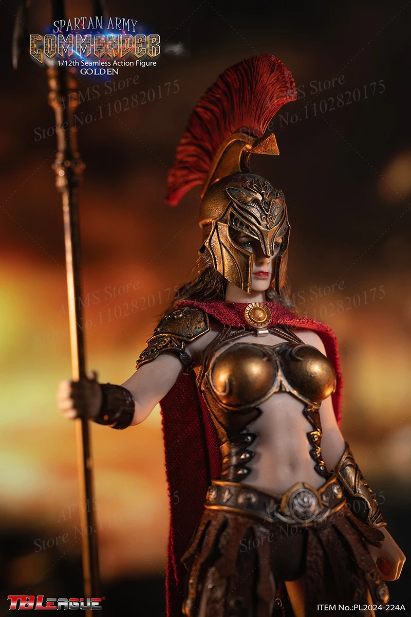 TBLeague PL2024-224 1/12 Scale Collectible Figure Spartan Army Commander Hero Warrior Full Set 6" Women Soldier Action Figure