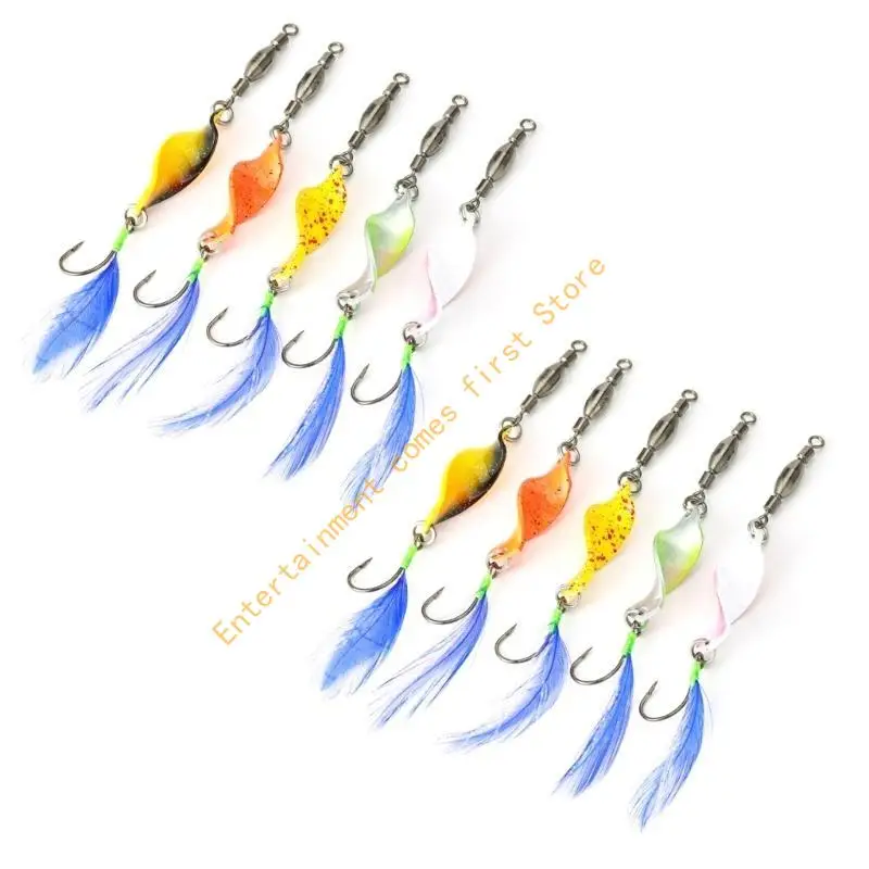 

55KD 360 Degree Rotating Wobbler Jigging Baits Twisted Hard Baits Fishing Tackle