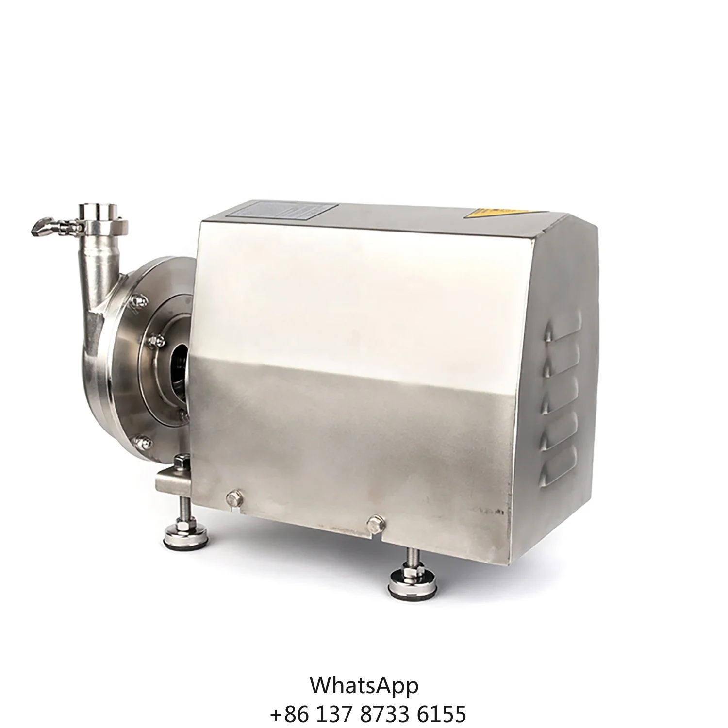 

New Condition Stainless Steel Sanitary Centrifugal Pump For Water Food Beer Milk 5kw Single Stage Booster Pump