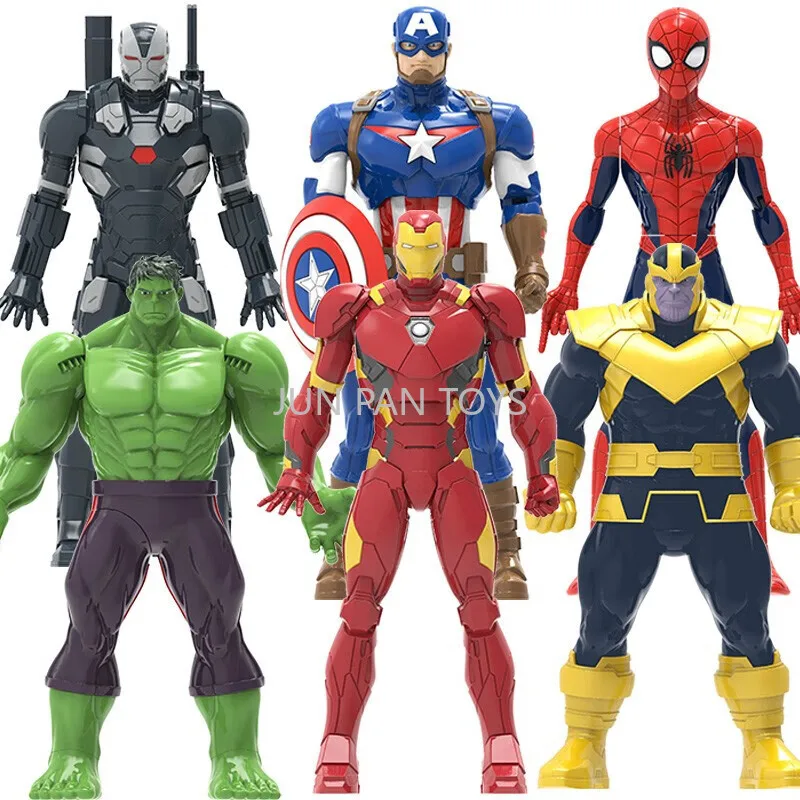 Original Marvel Avengers Iron Man Captain America War Machine Thanos Spider-man Hulk Action Figure Children's Toys Birthday Gift