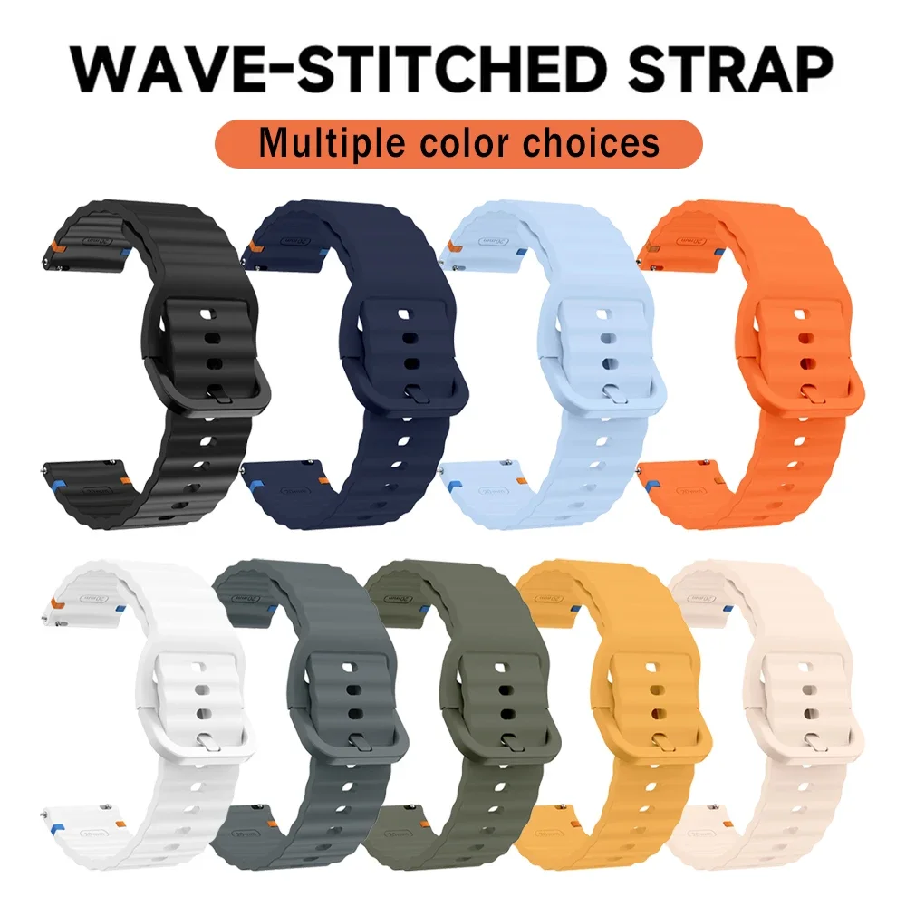 22mm Silicone Soft Strap For Xiaomi Watch S5/5/2Pro/Color 2 Watchband For Xiaomi Watch S3 S2 46/42mm S1 Pro/Active S4 Sport Belt
