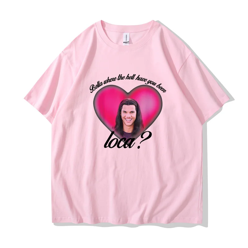 남녀공용 반팔 크루넥 티셔츠, 그래픽 상의, 지옥, 로카, 트와일라이트 셔츠