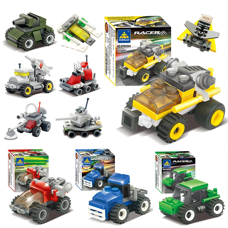 

City Fire Car Mini Building Blocks Bricks Sets Construction Toys For Children Boys 8 to 14 Gift Truck Cars Vehicle Bricks Figure